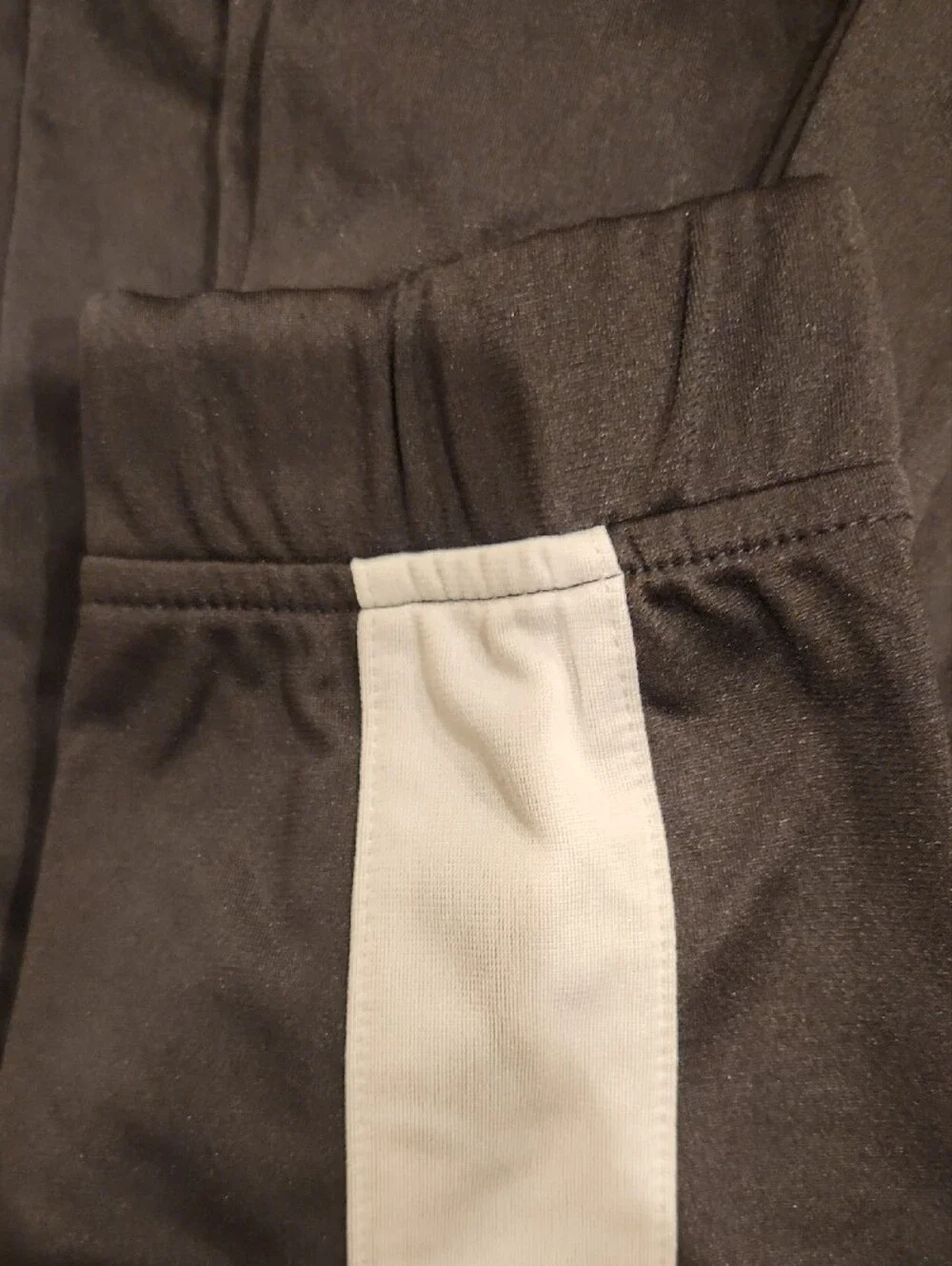 Black and White Kids Athletic Track Pants